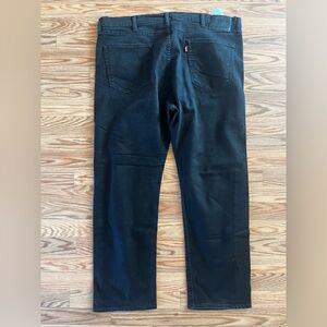 Levis 505 straight fit jeans 42x30 mens black